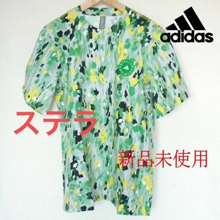 アディダスバイステラマッカートニー(adidas by Stella McCartney)の新品(レディースL)アディダス×ステラマッカートニー 半袖カットソー/Tシャツ(Tシャツ(半袖/袖なし))