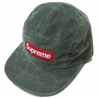 シュプリーム(Supreme)のSUPREME シュプリーム 23AW アメリカ製 Corduroy Camp Cap コーデュロイキャンプキャップ ONE SIZE Grey WEEK9 Box Logo ボックスロゴ ジェットキャップ MADE IN USA 帽子【新古品】【中古】【SUPREME】(キャップ)