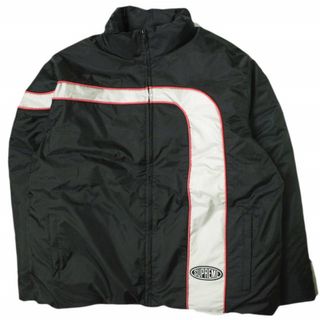 シュプリーム(Supreme)のSUPREME シュプリーム 23SS Stripe Puffer Jacket ストライプパファージャケット XL Black WEEK2 プリマロフト 中綿 アウター【中古】【SUPREME】(ブルゾン)