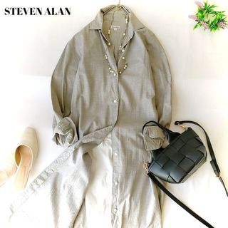 スティーブンアラン(steven alan)のスティーブンアラン　ロングシャツ　ロングワンピース　羽織り(シャツ/ブラウス(長袖/七分))