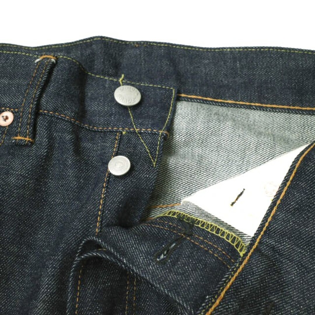 Scye(サイ)のSCYE BASICS x The Hermit Club サイベーシックス ザ ハーミットクラブ The△HC 別注 日本製 Straight Jeans セルビッチストレートジーンズ 5122-83410 29 インディゴ デニムパンツ 中田慎介 ボタンフライ ボトムス【中古】【SCYE BASICS × The Hermit Club】 メンズのパンツ(デニム/ジーンズ)の商品写真