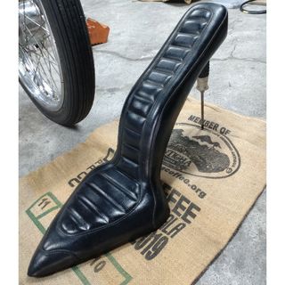 ハーレーダビッドソン(Harley Davidson)のチョッパー　ハーレー　ショベル　リジット　ワンオフシート(パーツ)