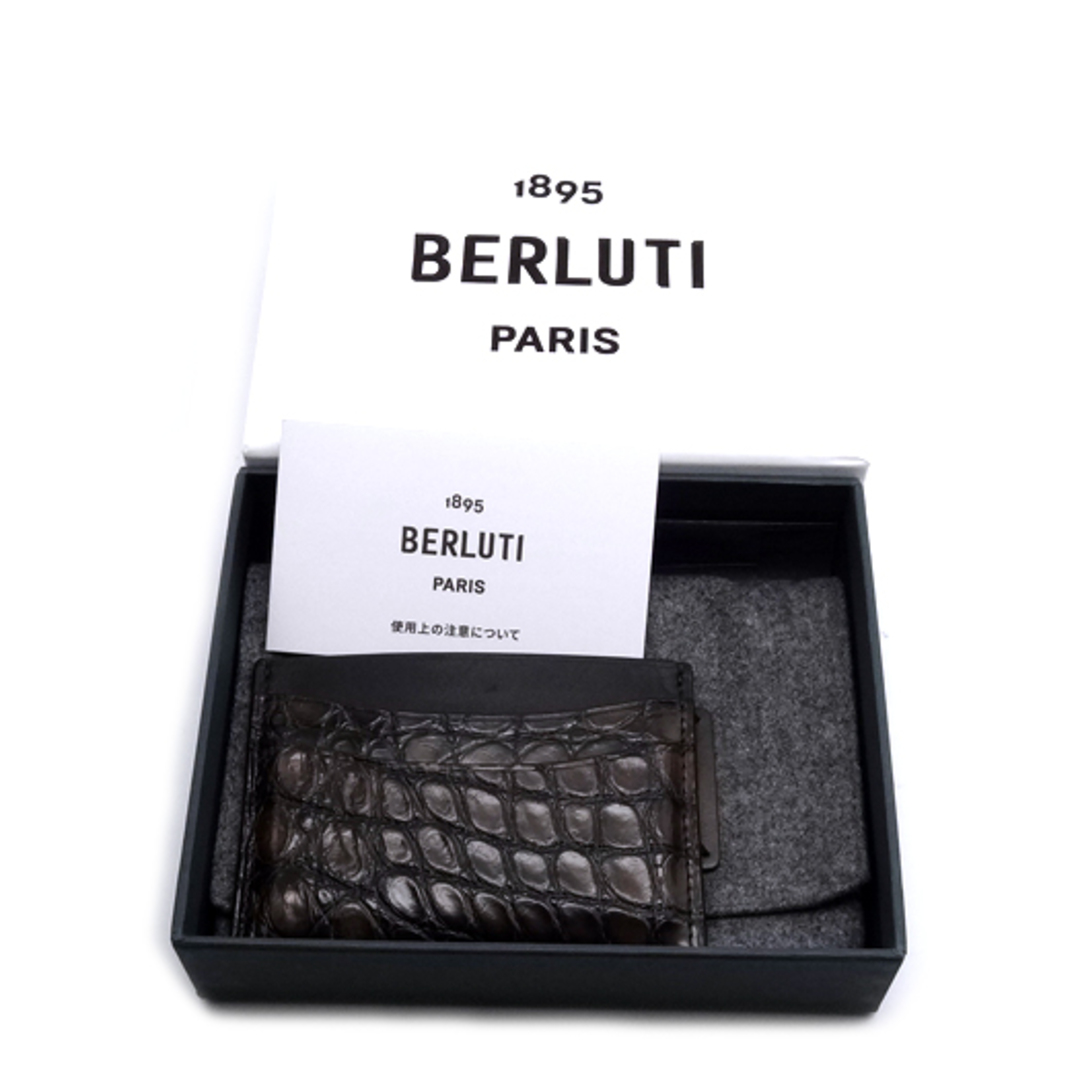 BERLUTI - ベルルッティ バンブーアリゲーター レザー カード BERLUTI - ベルルッティ バンブーアリゲーター レザー カード