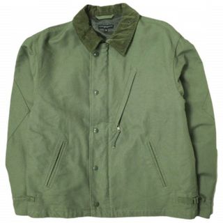 エンジニアードガーメンツ(Engineered Garments)のEngineered Garments エンジニアードガーメンツ アメリカ製 NA2 JACKET COTTON DOUBLE CLOTH デッキジャケット コットンダブルクロス M Olive アウター【中古】【Engineered Garments】(ミリタリージャケット)