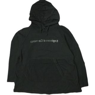 エンジニアードガーメンツ(Engineered Garments)のEngineered Garments x BEAMS BOY エンジニアードガーメンツ ビームスボーイ 別注 アメリカ製 SWEAT PARKA ミラー反転 スウェットプルオーバーパーカー 13-13-0001-334 ONE SIZE BLACK クレイジーパターン Mirror Collection トップス【中古】【Engineered Garments × BEAMS BOY】(パーカー)