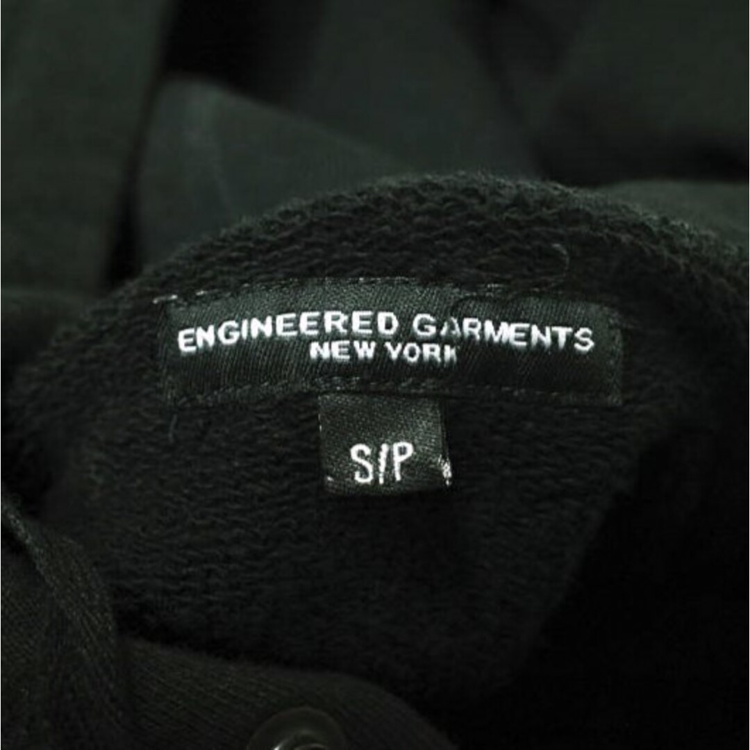 Engineered Garments(エンジニアードガーメンツ)のEngineered Garments エンジニアードガーメンツ カナダ製 Decoy Printed Raglan Hoody ラグランスウェットプルオーバーパーカー S BLACK 裏毛 トップス【中古】【Engineered Garments】 メンズのトップス(パーカー)の商品写真