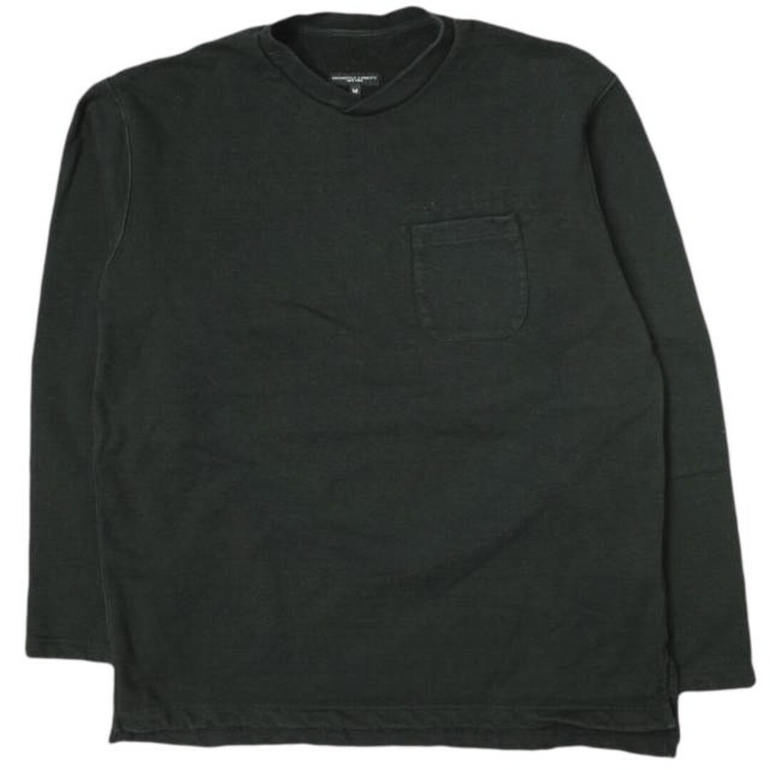 Engineered Garments(エンジニアードガーメンツ)のEngineered Garments エンジニアードガーメンツ アメリカ製 Crossneck Pocket Sweat 裏毛 クロスネックポケットスウェット M ブラック トレーナー プルオーバー トップス【中古】【Engineered Garments】 メンズのトップス(スウェット)の商品写真