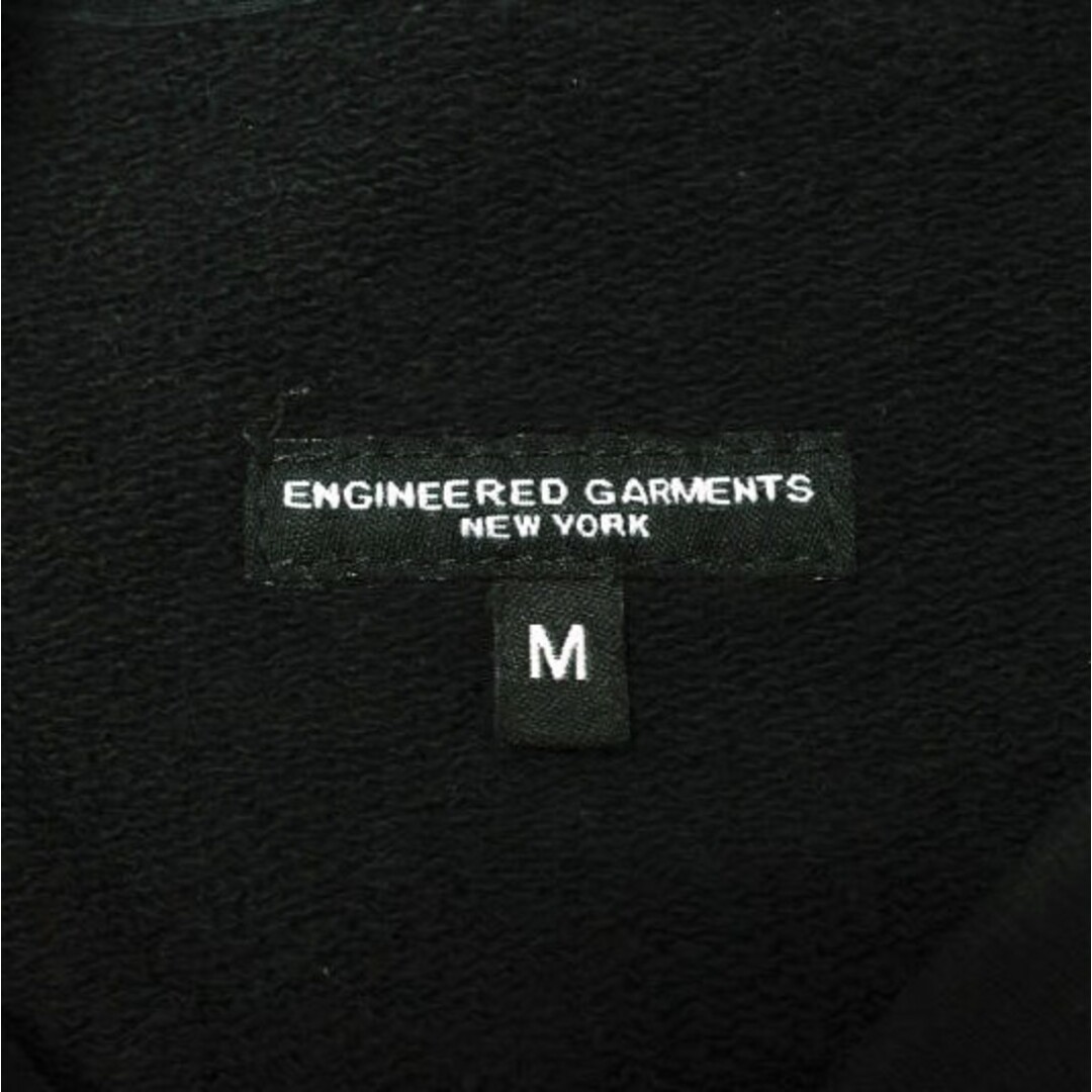 Engineered Garments(エンジニアードガーメンツ)のEngineered Garments エンジニアードガーメンツ アメリカ製 Crossneck Pocket Sweat 裏毛 クロスネックポケットスウェット M ブラック トレーナー プルオーバー トップス【中古】【Engineered Garments】 メンズのトップス(スウェット)の商品写真