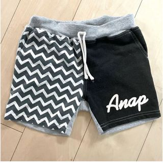 アナップキッズ(ANAP Kids)のショートパンツ【110cm】ANAP       グレー　キッズ　ズボン　パンツ(パンツ/スパッツ)