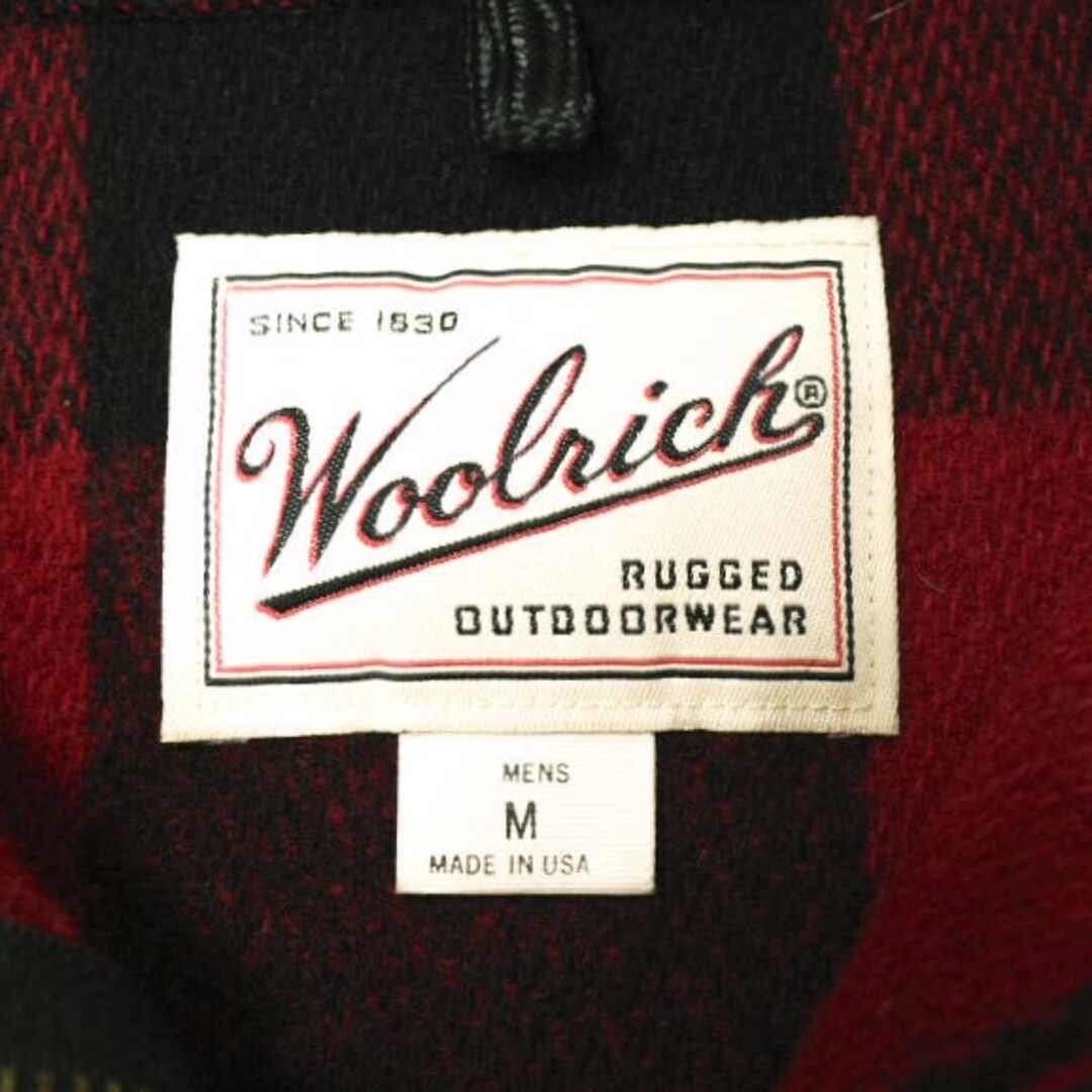 WOOLRICH(ウールリッチ)のWOOLRICH ウールリッチ アメリカ製 90s バッファローチェック ウールスタッグジャケット M RED/BLACK ヴィンテージ MADE IN USA アウター【中古】【WOOLRICH】 メンズのジャケット/アウター(ブルゾン)の商品写真