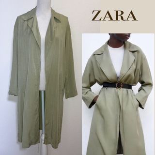 ザラ(ZARA)の【美品 M】ZARA トレンチコート(トレンチコート)