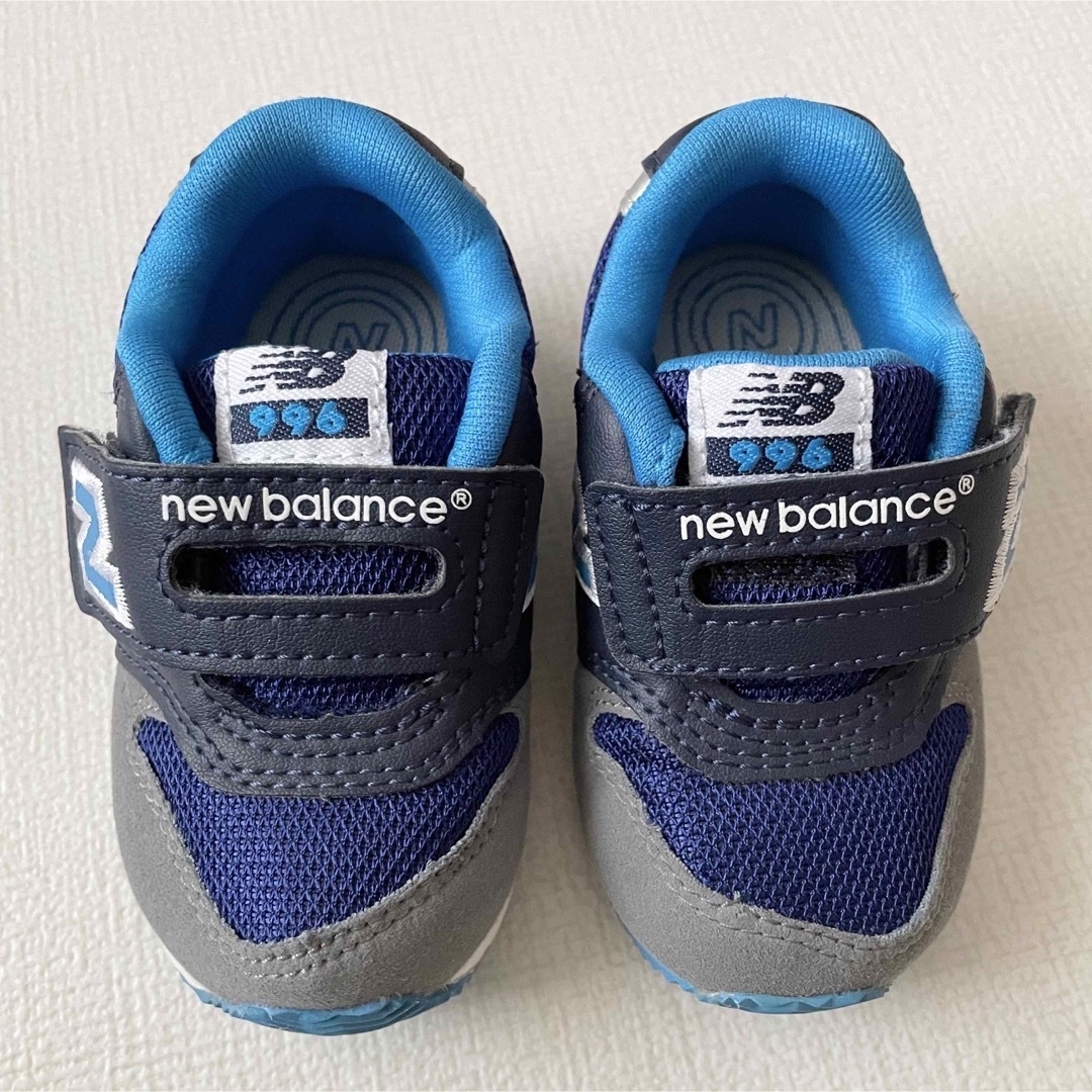 996（New Balance）(キュウキュウロク)のニューバランス　996　ベビースニーカー　12.0cm　ネイビー　ブルー キッズ/ベビー/マタニティのベビー靴/シューズ(~14cm)(スニーカー)の商品写真