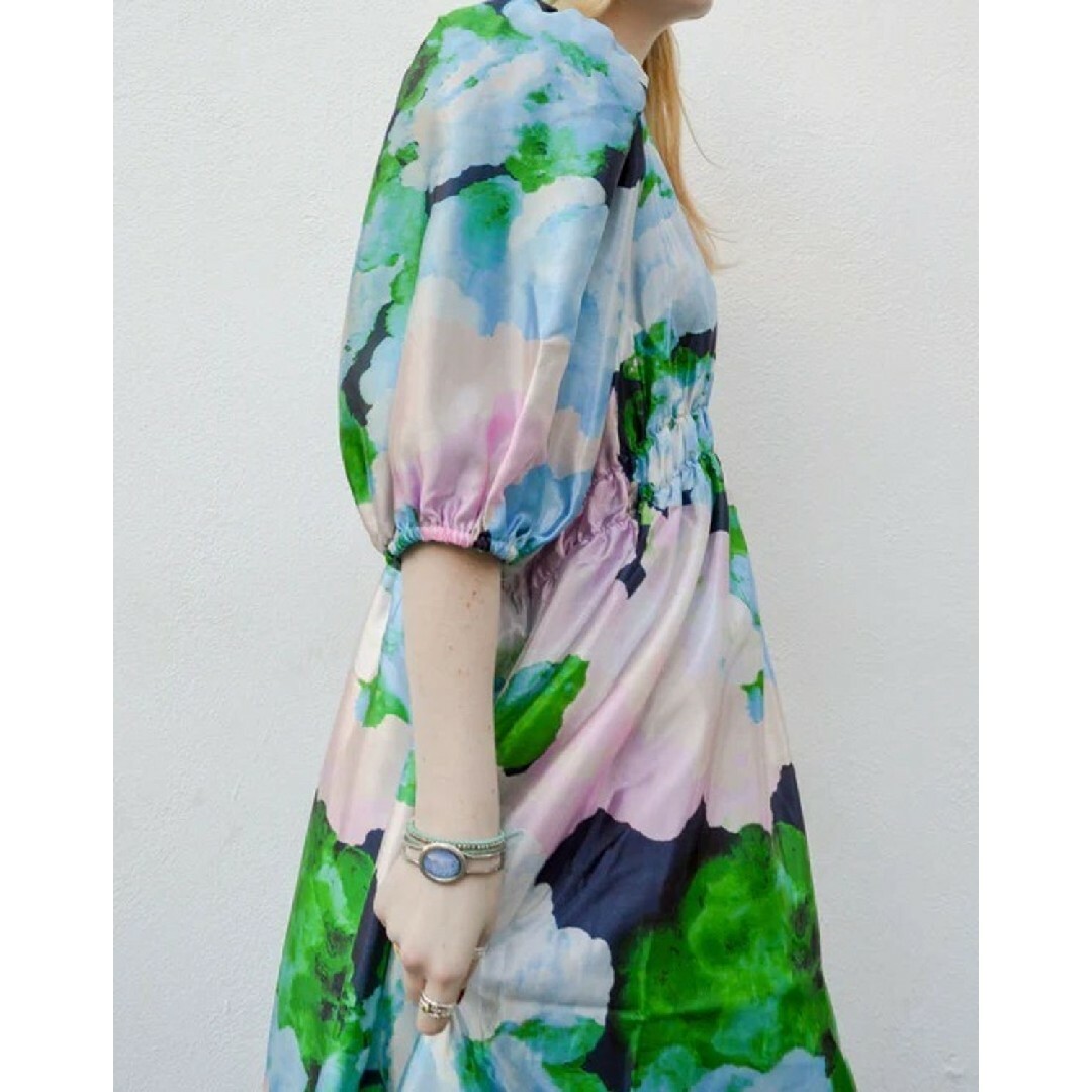 Drawer(ドゥロワー)のstine goya　Elizabeth Dress Clouds レディースのワンピース(ロングワンピース/マキシワンピース)の商品写真