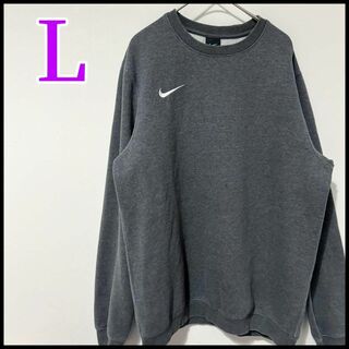 ナイキ(NIKE)の【定番】NIKE 00s スウェット トレーナー 刺繍 グレー L 灰色 ナイキ(スウェット)