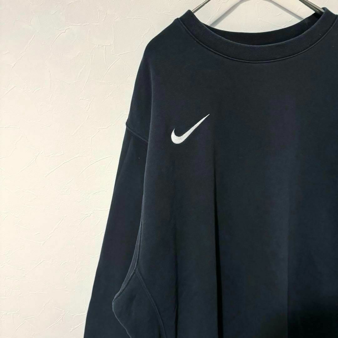 NIKE(ナイキ)の【定番】NIKE 00s スウェットトレーナー ブラック XL 黒 メンズのトップス(スウェット)の商品写真