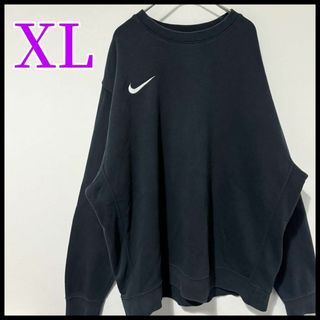 ナイキ(NIKE)の【定番】NIKE 00s スウェットトレーナー ブラック XL 黒(スウェット)