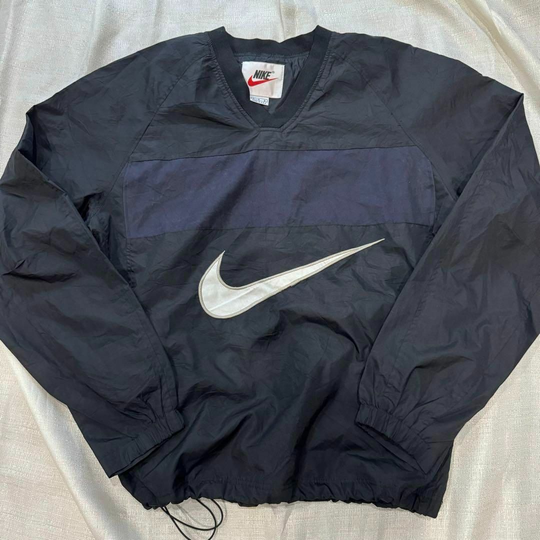NIKE - 【希少】NIKE 90s ナイロン プルオーバー 銀タグ NIKE - 【希少】NIKE 90s ナイロン プルオーバー 銀タグ