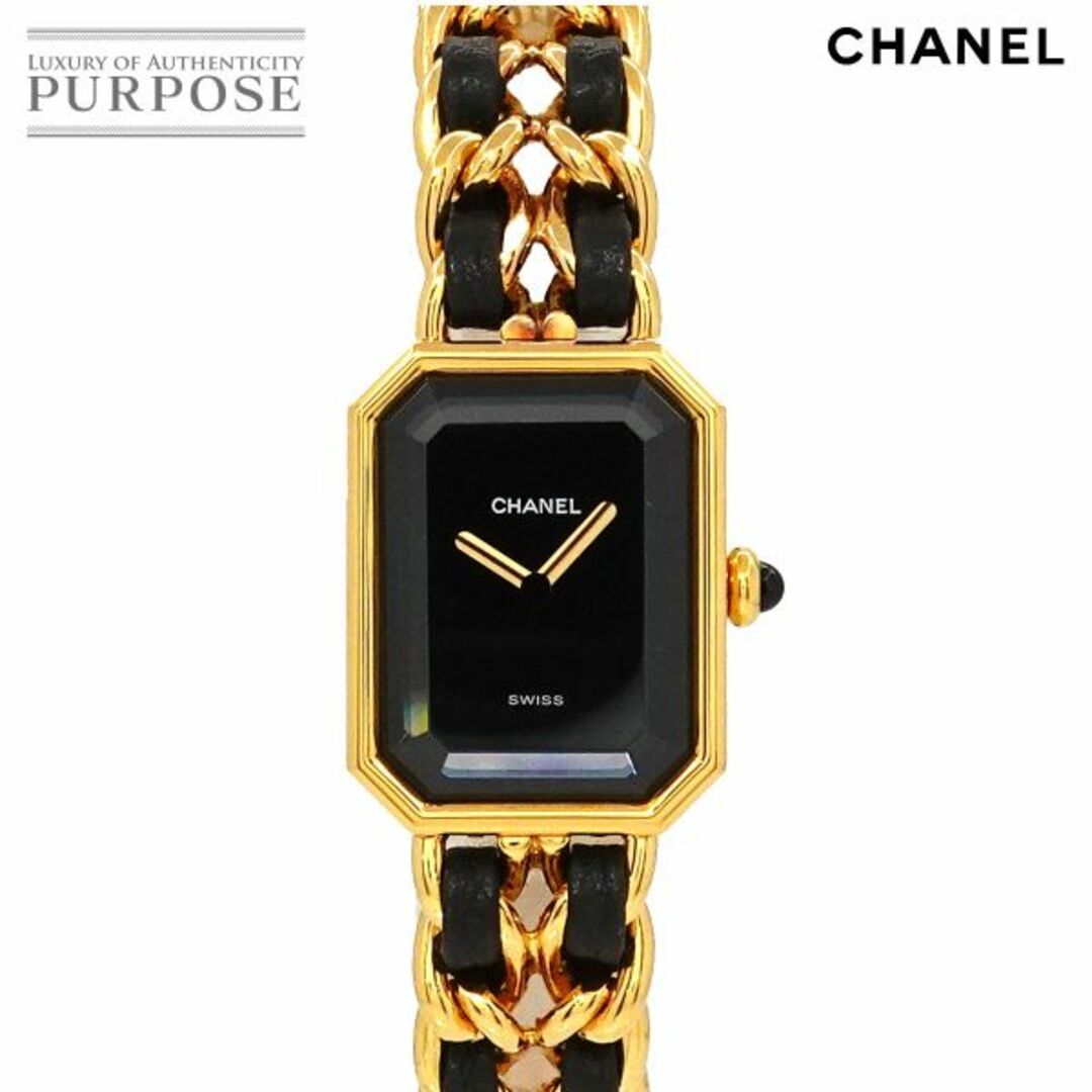 CHANEL(シャネル)のシャネル CHANEL プルミエール Lサイズ H0001 ヴィンテージ レディース 腕時計 ブラック 文字盤 Premiere VLP 90223144 レディースのファッション小物(腕時計)の商品写真