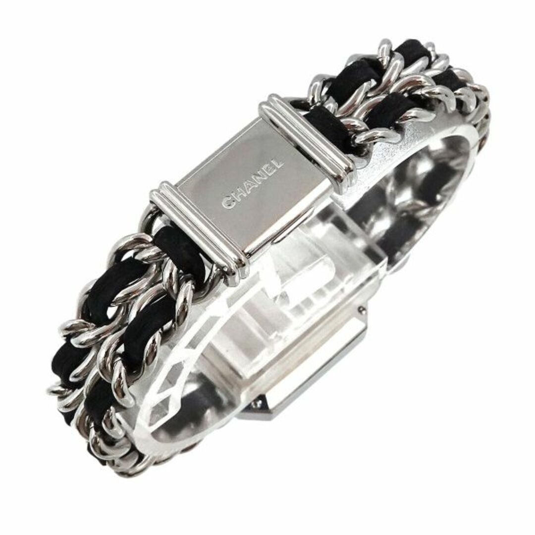 シャネル CHANEL プルミエール Lサイズ H0451 ヴィンテージ レディース 腕時計 ブラック シルバー クォーツ ウォッチ Premiere VLP 90223150 シャネル CHANEL プルミエール Lサイズ H0451 ヴィンテージ レディース 腕時計 ブラック シルバー クォーツ ウォッチ Premiere VLP 90223150