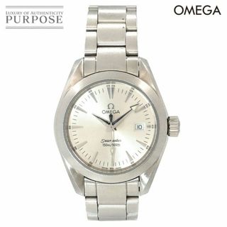 OMEGA - オメガ OMEGA シーマスター アクアテラ 2577 30 レディース 腕時計 デイト シルバー クォーツ ウォッチ VLP 90224802