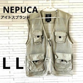 NEPUCA 多機能ベスト メッシュベスト ギミックベスト アウトドアLL(ベスト)