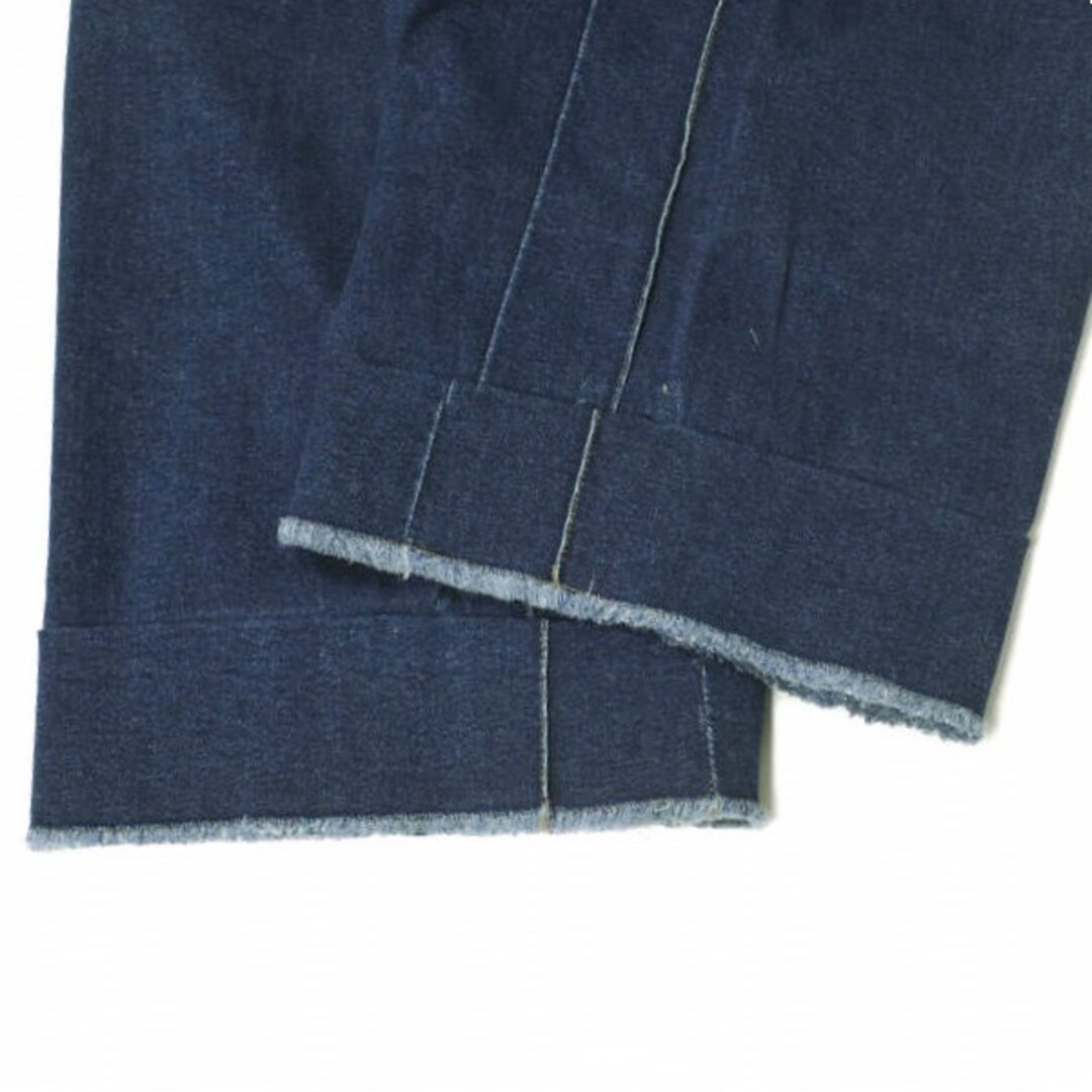 AALTO(アールト)のAALTO アールト Classical Front Pleat Denim フロントプリーツ ワイドデニムパンツ W19D1DE03-811 38 90's blue wash カットオフ ボトムス【中古】【AALTO】 メンズのパンツ(デニム/ジーンズ)の商品写真