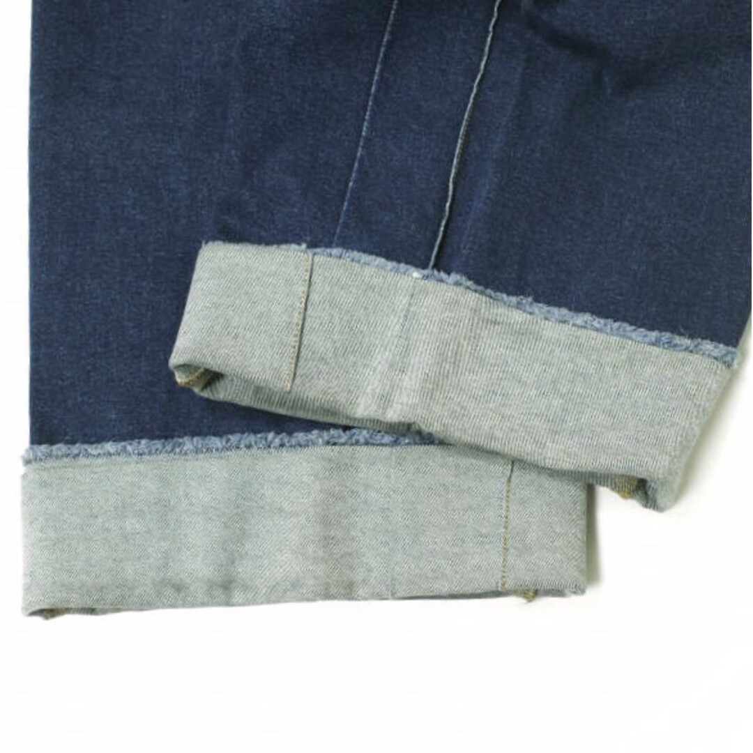 AALTO(アールト)のAALTO アールト Classical Front Pleat Denim フロントプリーツ ワイドデニムパンツ W19D1DE03-811 38 90's blue wash カットオフ ボトムス【中古】【AALTO】 メンズのパンツ(デニム/ジーンズ)の商品写真