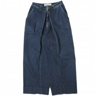 アールト(AALTO)のAALTO アールト Classical Front Pleat Denim フロントプリーツ ワイドデニムパンツ W19D1DE03-811 38 90's blue wash カットオフ ボトムス【中古】【AALTO】(デニム/ジーンズ)