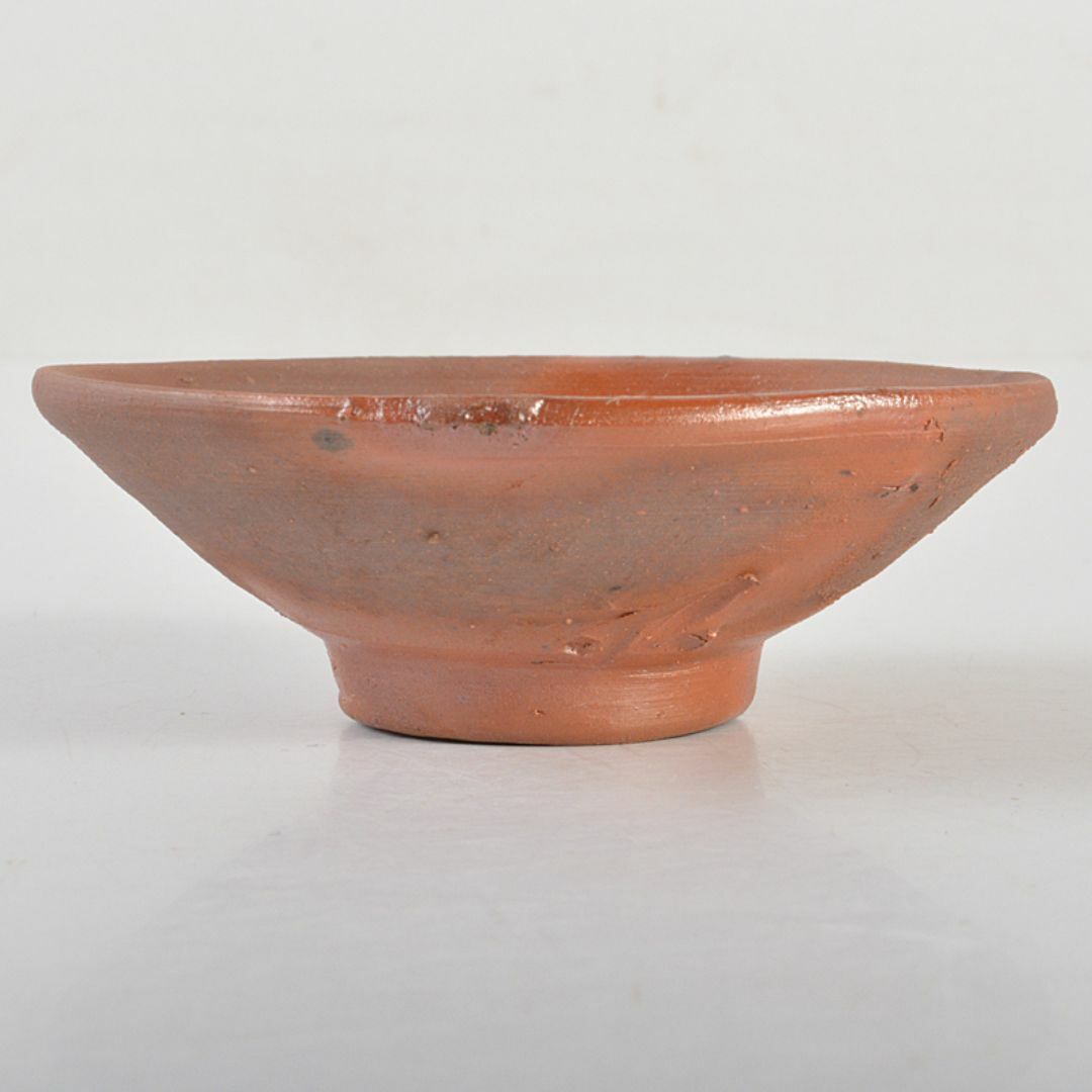 貴重】備前焼 人間国宝 藤原啓作 茶椀 抹茶碗火縄(人間国宝 貴重】備前焼 人間国宝 藤原啓作 茶椀 抹茶碗火縄(人間国宝