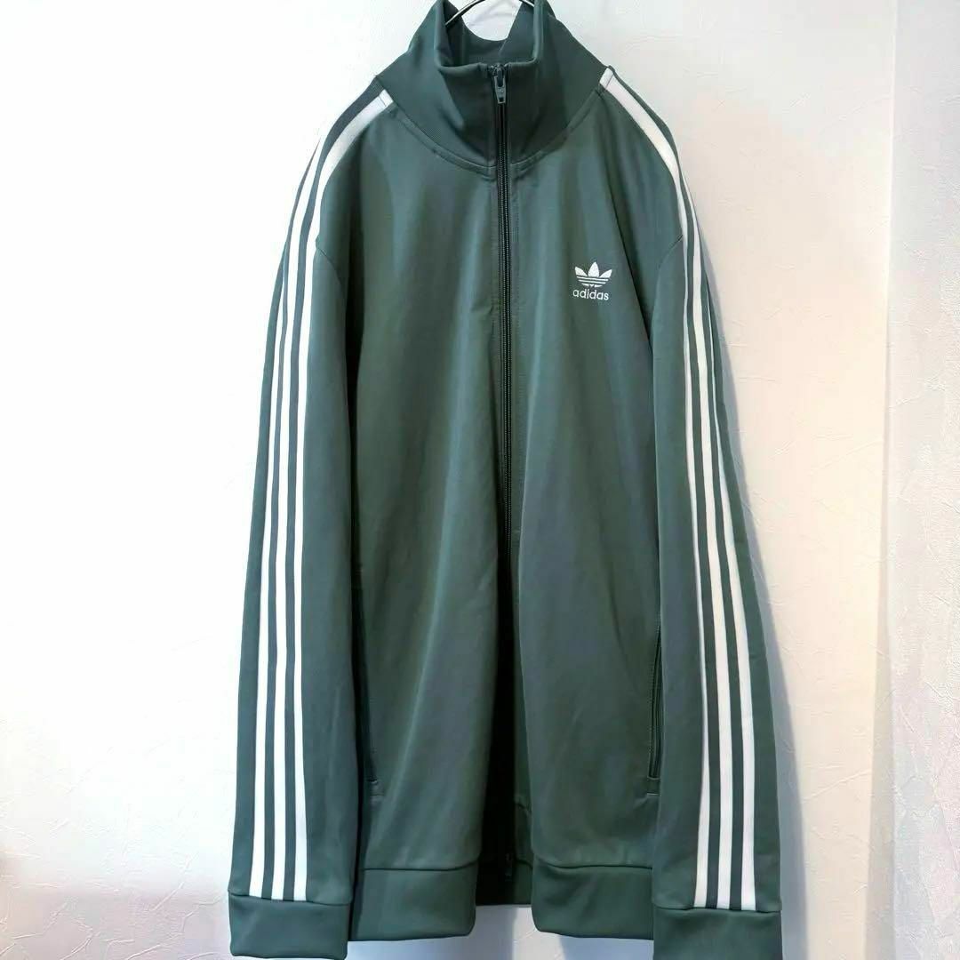 adidas(アディダス)の【人気】adidas トラックジャケット ベッケンバウアー グリーン L 緑 メンズのトップス(ジャージ)の商品写真