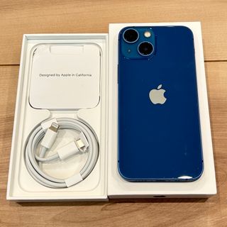 アップル(Apple)の【最終値下】アップル iPhone13 mini 128GB ブルー(スマートフォン本体)