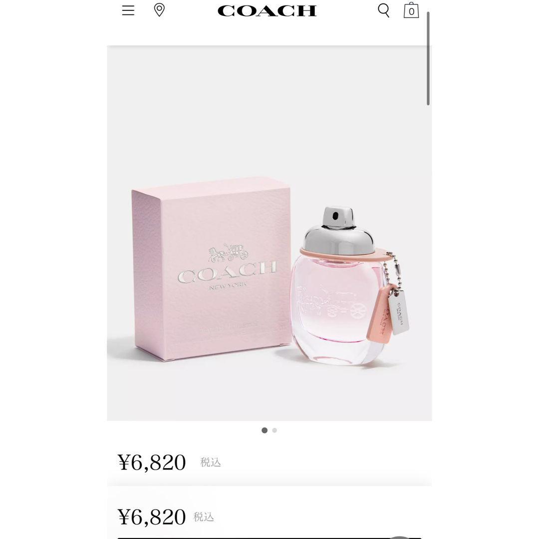 COACH(コーチ)のコーチ ニューヨーク オー ド トワレ 30ML コスメ/美容の香水(香水(女性用))の商品写真