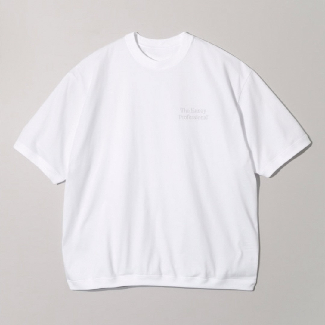  ennoy Short sleeve hem rib tee L WHITE メンズのトップス(Tシャツ/カットソー(半袖/袖なし))の商品写真