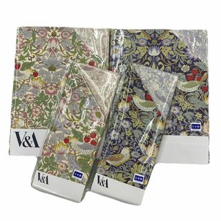 ウィリアム・モリス(William Morris)のV＆A　いちご泥棒　掛けふとんカバーNo.107 ＆ 枕カバーNo.55 　2組(シーツ/カバー)