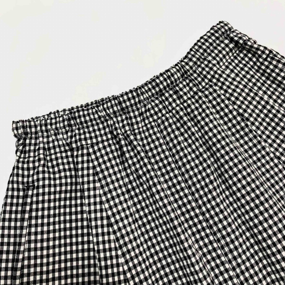 BLACK COMME des GARCONS(ブラックコムデギャルソン)のブラック コムデギャルソン ギンガムチェック サルエルパンツ S レディースのパンツ(サルエルパンツ)の商品写真