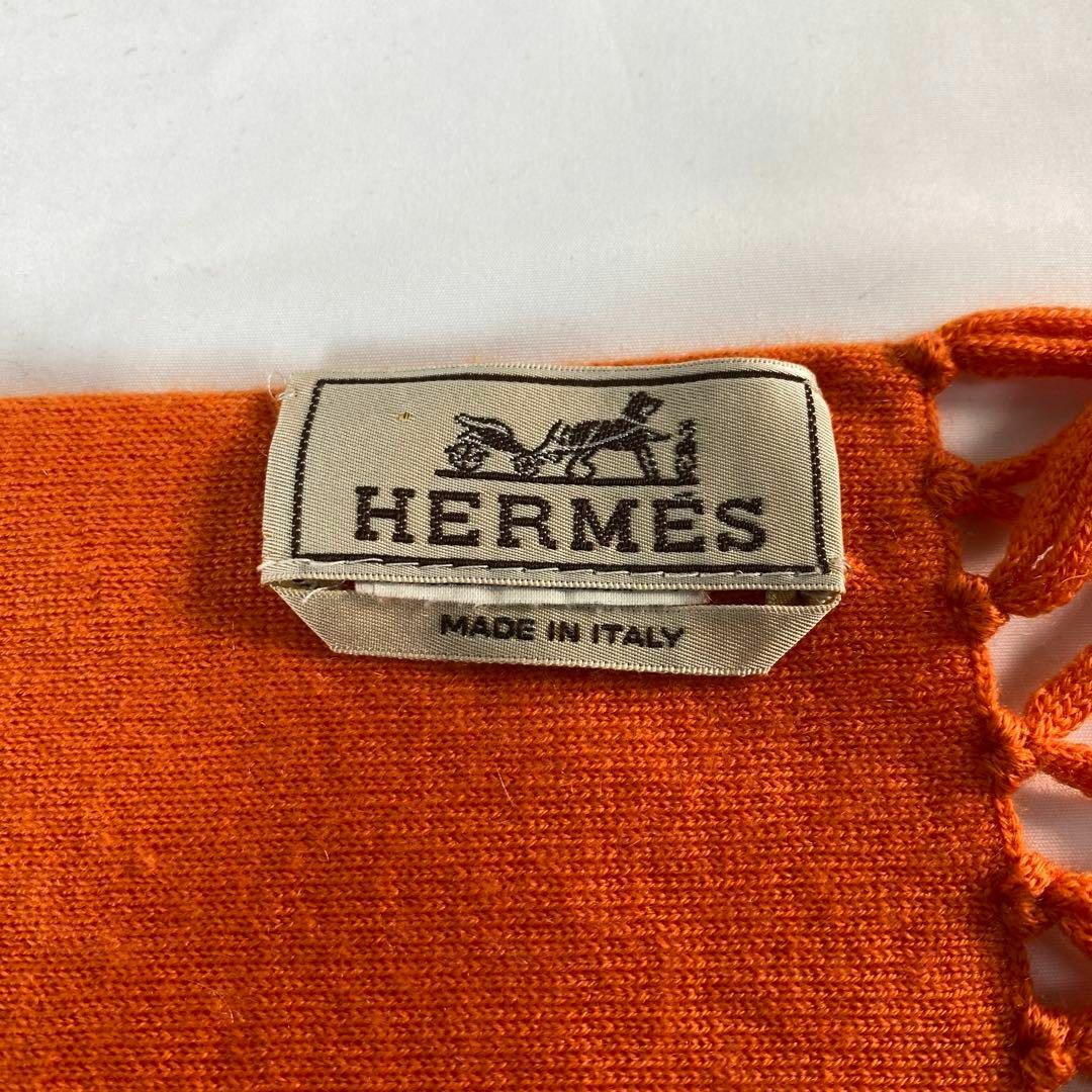 Hermes(エルメス)のエルメス HERMES バイカラー マフラー レディースのファッション小物(マフラー/ショール)の商品写真