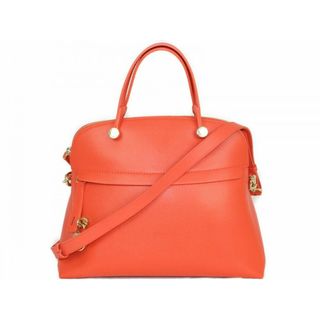 フルラ(Furla)のFURLA フルラ ハンドバッグ オレンジ レザー レディース メンズ ウィメンズ ユニセックス ブランド 定番 2WAYバッグ【中古】松前R56号店(ハンドバッグ)