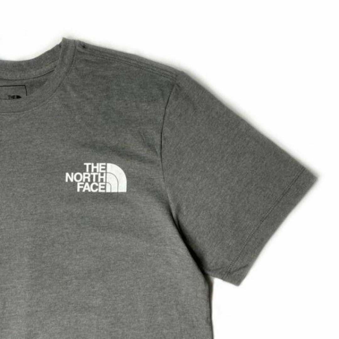 THE NORTH FACE(ザノースフェイス)のノースフェイス 半袖 Tシャツ US限定 ボックスロゴ(M)グレー 180902 メンズのトップス(Tシャツ/カットソー(半袖/袖なし))の商品写真