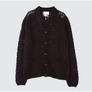 YOKE - YOKE MOHAIR SILK MESH KNIT SHIRT