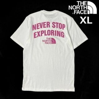 ザノースフェイス(THE NORTH FACE)のノースフェイス 半袖 Tシャツ US限定 男女兼用(XL)白 180902(Tシャツ/カットソー(半袖/袖なし))