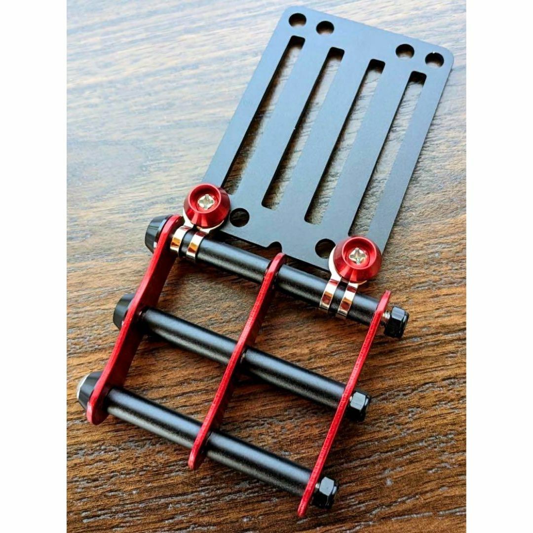 黒×赤 ベルトループ付き3連チェーン ニックス風 腰道具 黒×赤 ベルトループ付き3連チェーン ニックス風 腰道具
