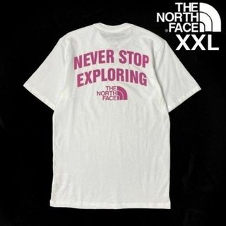 ザノースフェイス(THE NORTH FACE)のノースフェイス 半袖 Tシャツ US限定 男女兼用(XXL)白 180902(Tシャツ/カットソー(半袖/袖なし))