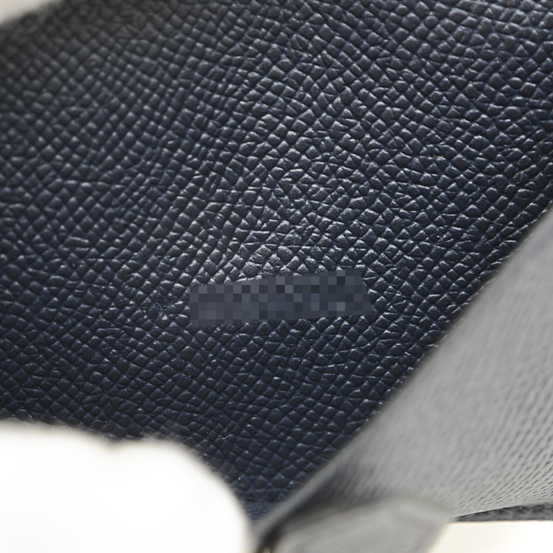 Hermes(エルメス)のエルメス ベアン ミニ 二つ折り財布 エプソン ブルーインディゴ シルバー金具 レディースのファッション小物(財布)の商品写真