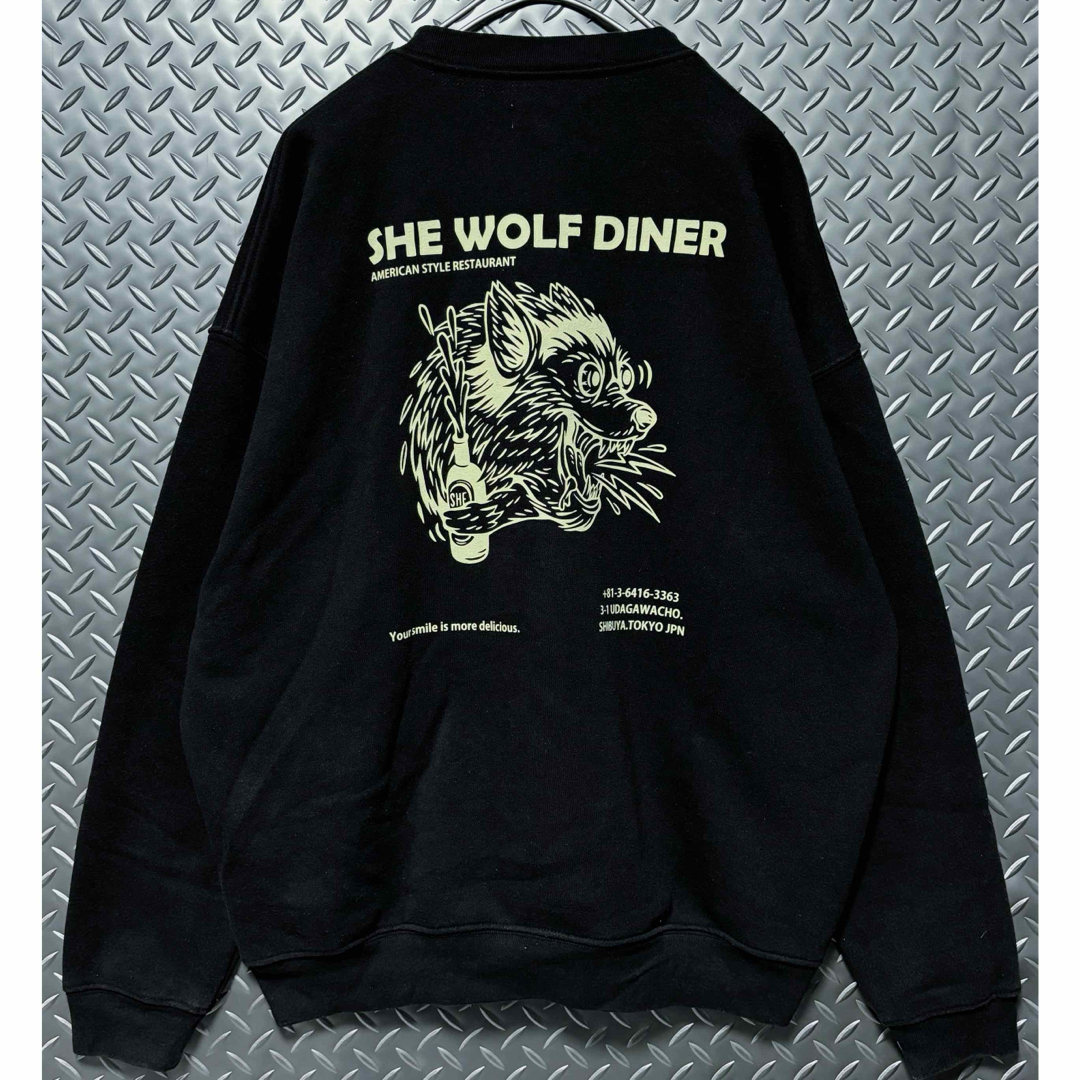 FREAK'S STORE(フリークスストア)のSHE WOLF DINER×FREAK’S STORE スウェットトレーナー メンズのトップス(スウェット)の商品写真