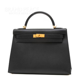 エルメス(Hermes)のエルメス ケリー32 アルデンヌ ブラック ゴールド金具 D刻印(ハンドバッグ)