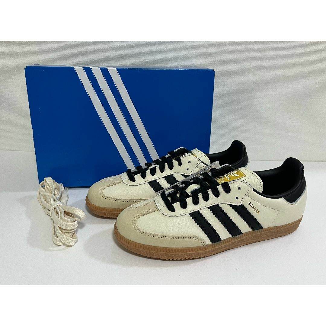 adidas(アディダス)の【新品】23cm adidas SAMBA OG クリームホワイト レディースの靴/シューズ(スニーカー)の商品写真