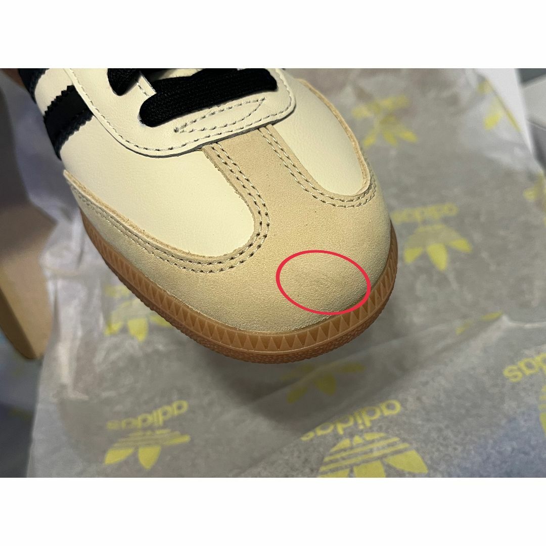 adidas(アディダス)の【新品】23cm adidas SAMBA OG クリームホワイト レディースの靴/シューズ(スニーカー)の商品写真