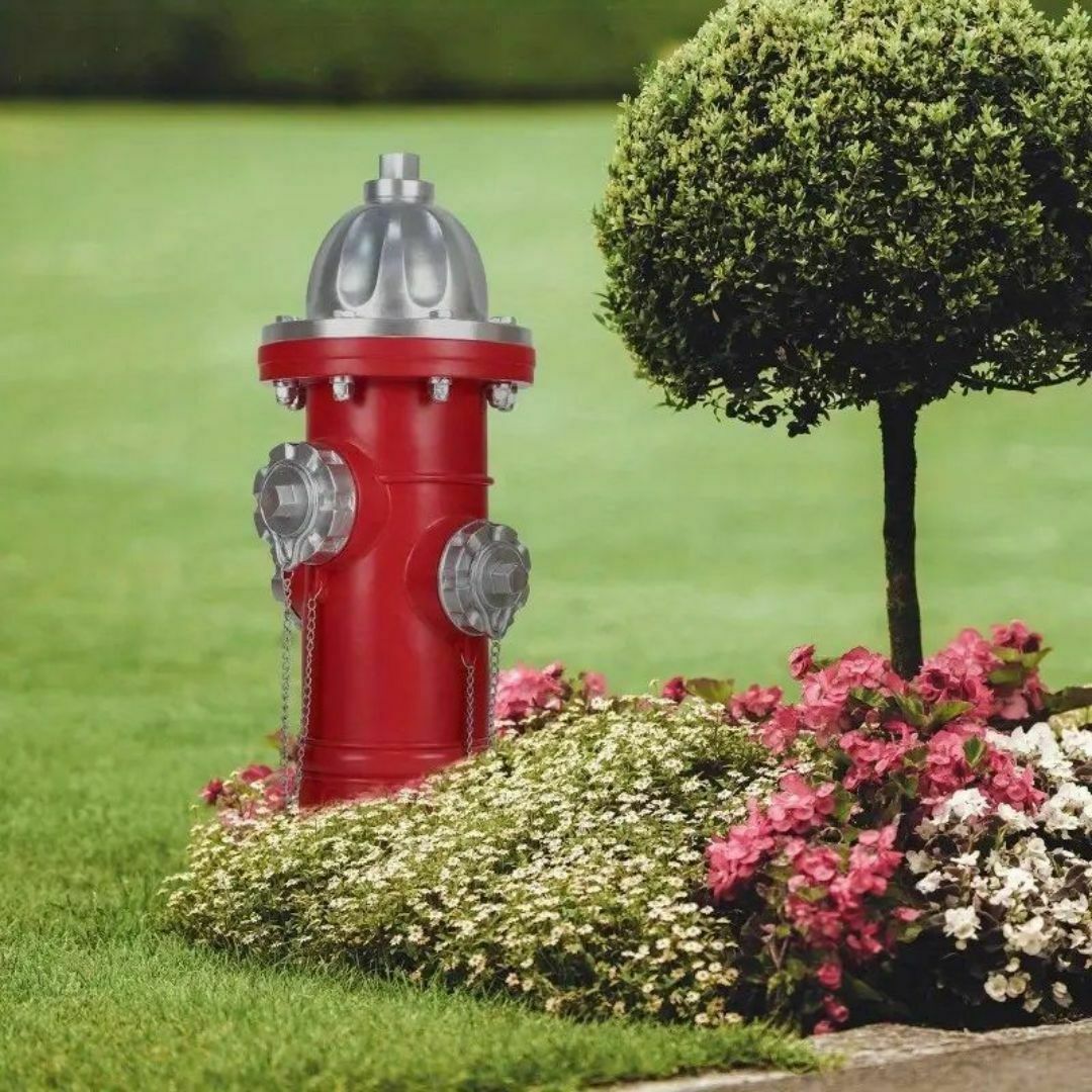 消火栓 赤 インテリア 庭園 庭 ガーデン 屋外 DIY 造園DIY庭園彫刻 インテリア/住まい/日用品のインテリア小物(置物)の商品写真