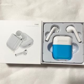 【新品･未使用】 ワイヤレスイヤホン ホワイト Bluetooth(ヘッドフォン/イヤフォン)