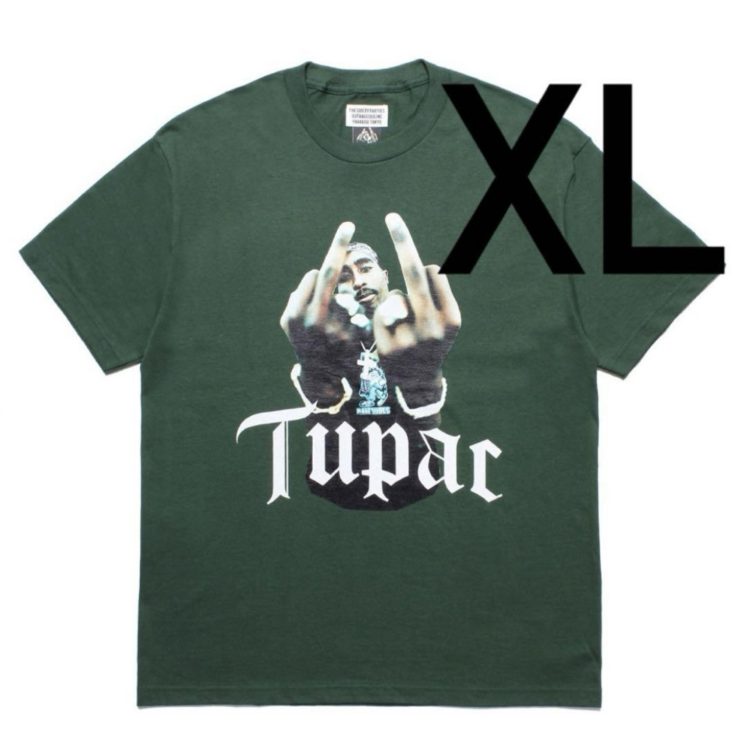 WACKO MARIA(ワコマリア)のWACKO MARIA 2PAC  T-SHIRT 緑　XL メンズのトップス(Tシャツ/カットソー(半袖/袖なし))の商品写真